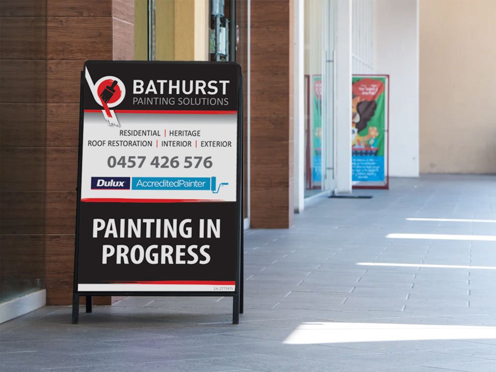 GAME Apparel Signage Printing for Bathurst Painting Solutions