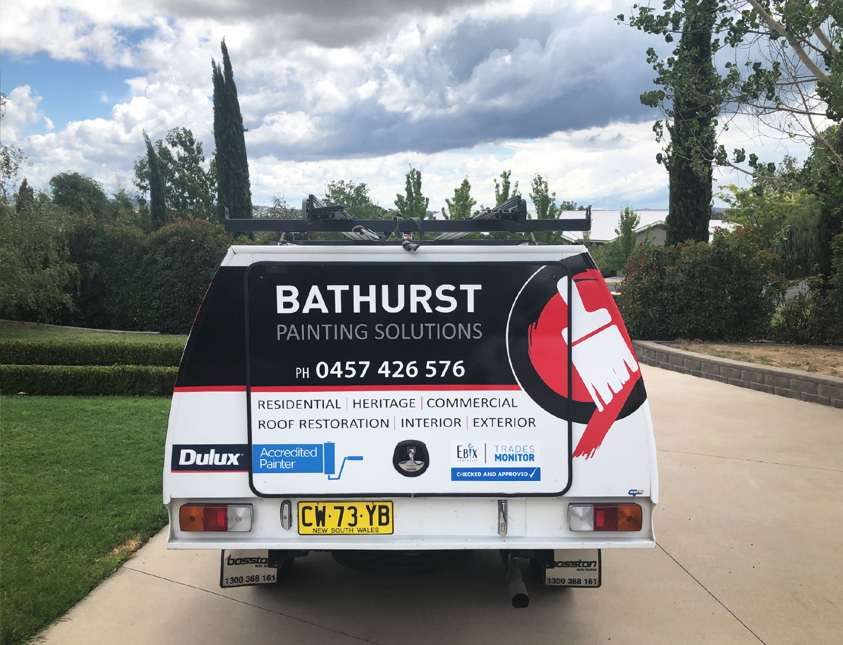 GAME Apparel Vehicle Wrap for Bathurst Painting Solutions